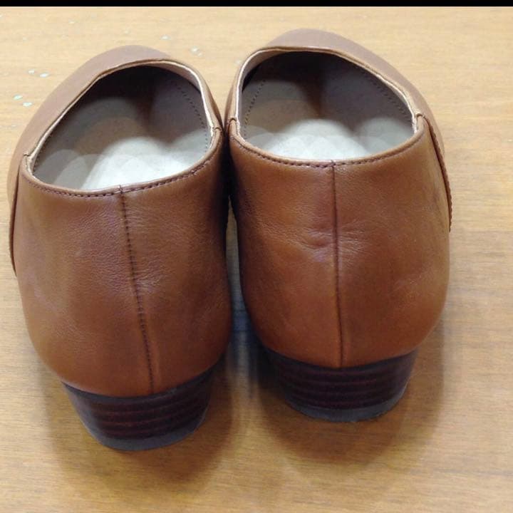 限定値下げ★未使用★enchanted 本革ソフトレザーVカットバブーシュ