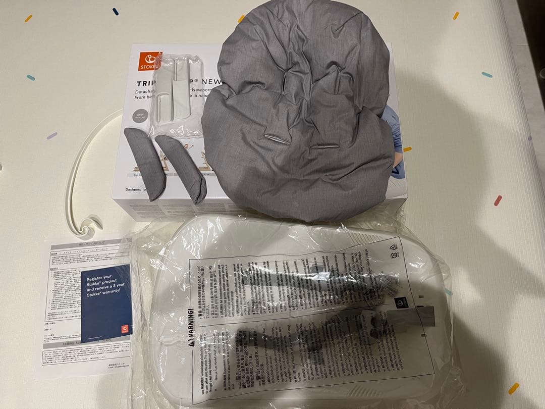 【2025年購入】ストッケ トリップトラップ ニューボーンセット グレー