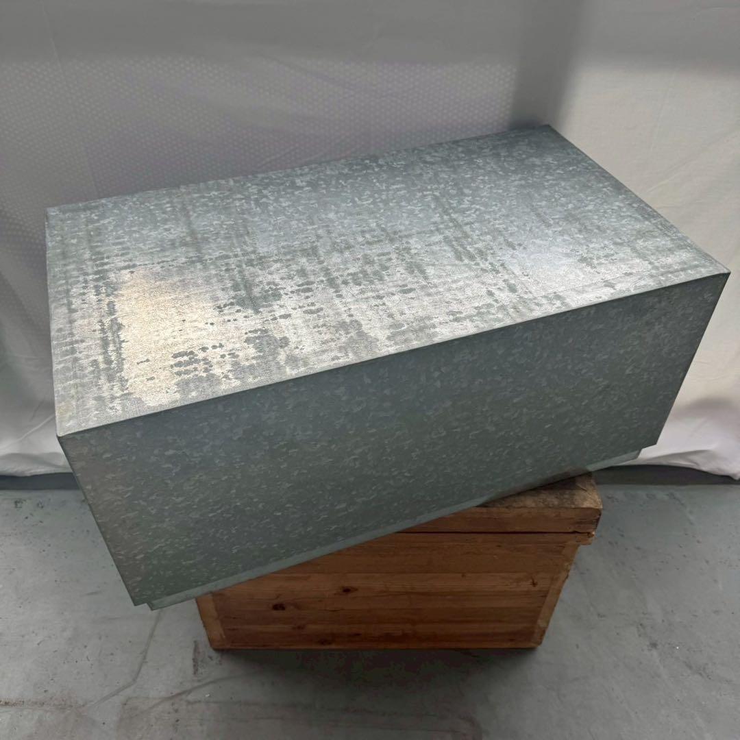 亜鉛メッキ ブリキ トタンスチールボックス レトロ 特大