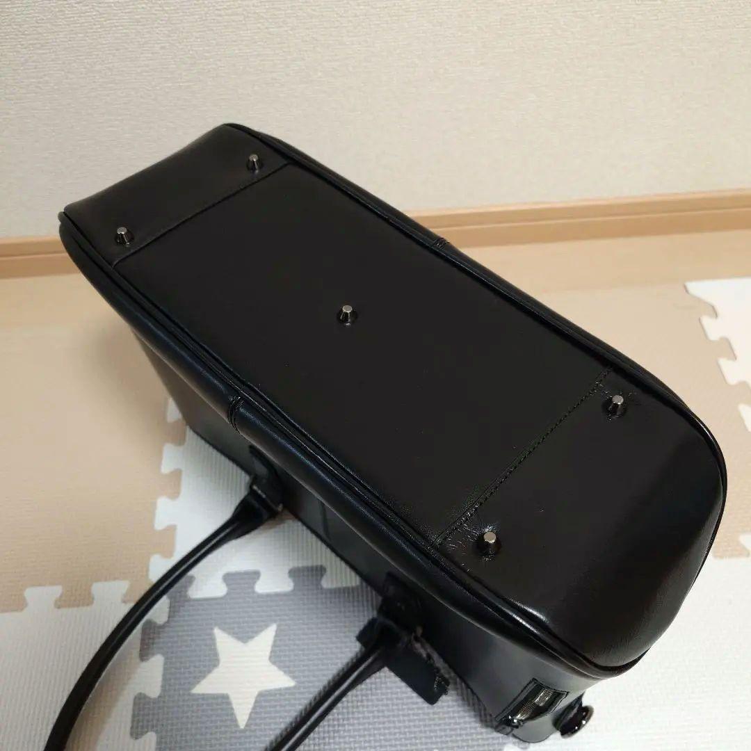 【TRANSIC】[ LENO ]第2世代 本革 ビジネストートバッグ　ブラック