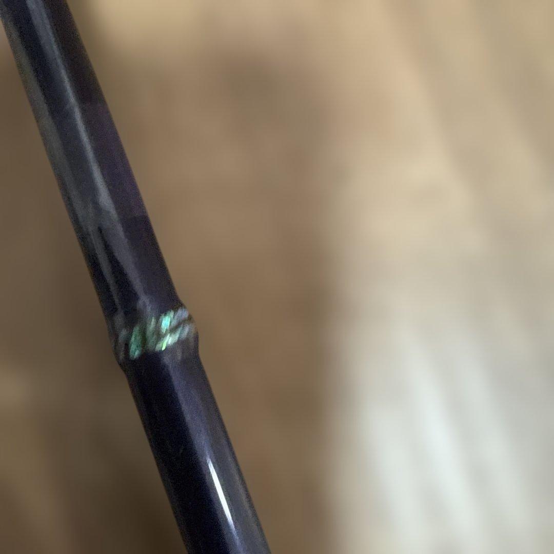 ヘラ竿をヘチ竿に改造2.5m