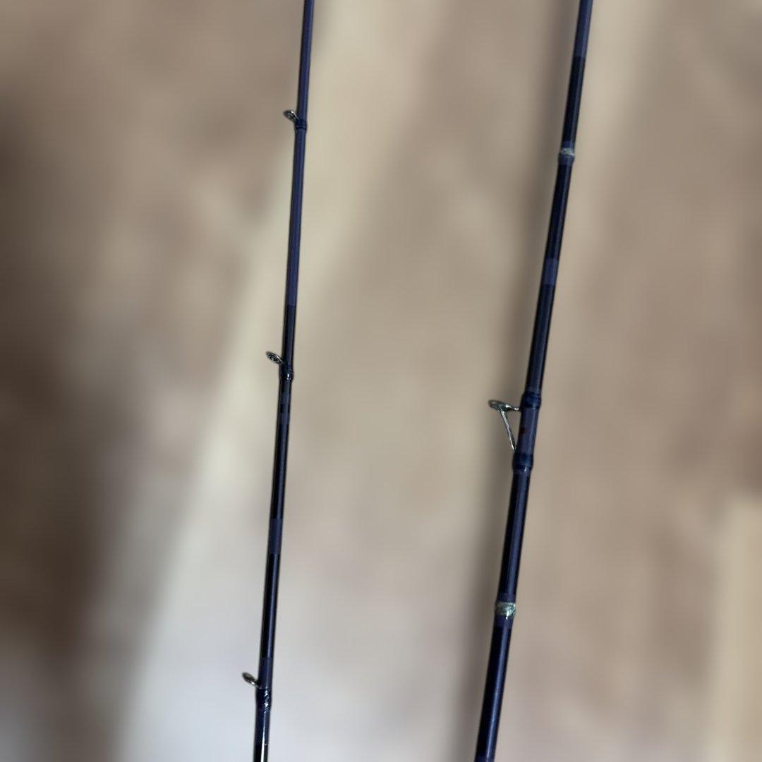 ヘラ竿をヘチ竿に改造2.5m