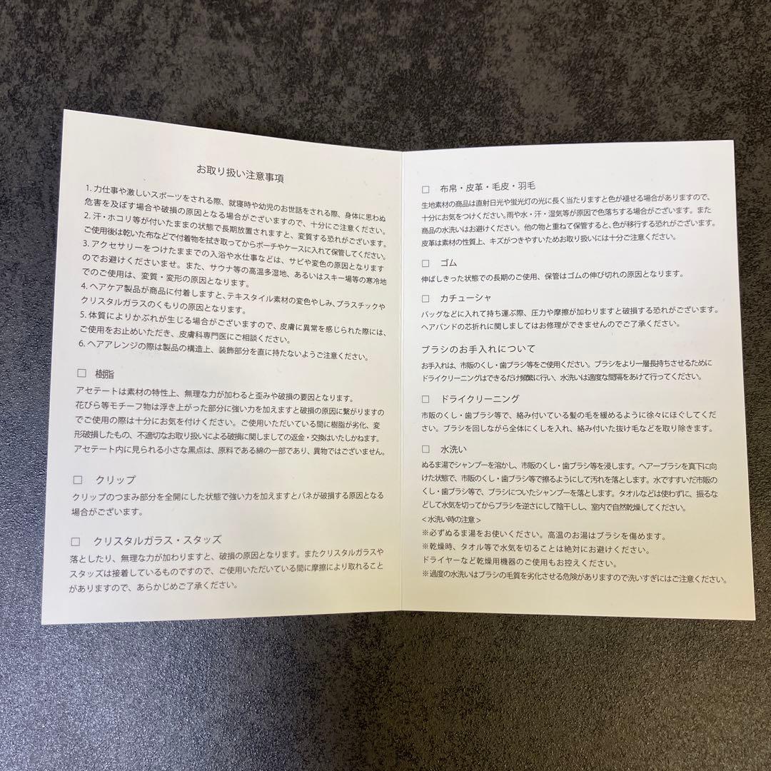 ALEXANDRE DE PARIS 【VENDOME】ヴァンドーム　Lクリップ