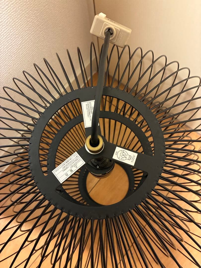 【aiくん専用】ブラックワイヤーペンダントライト　ウニコ　照明