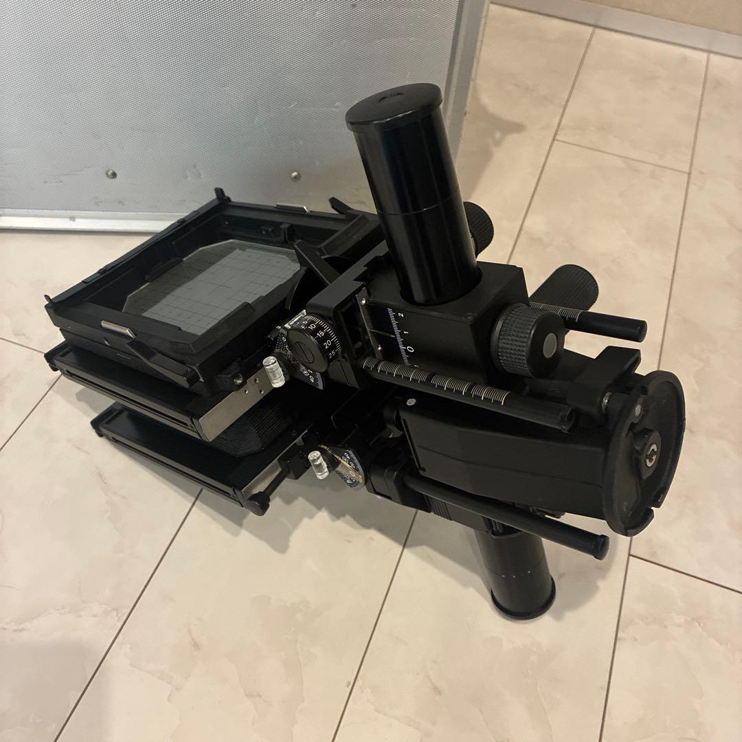 【レア】Sinar ジナー F2 大判ビューカメラ ルーペ 延長レール レリーズ