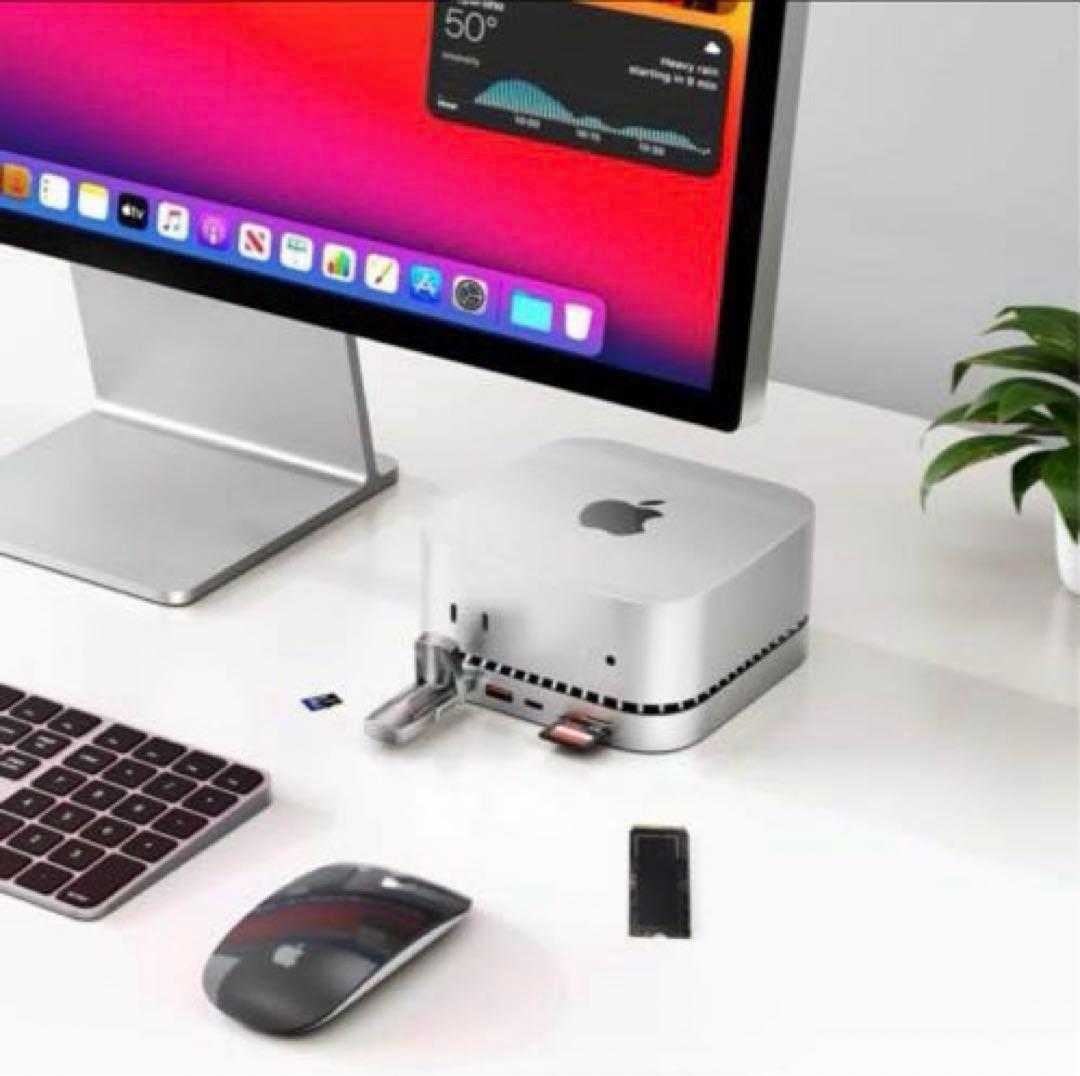 大特価❣️Mac Mini M4 M4pro 対応ハブ 10-in-1 拡張ハブ