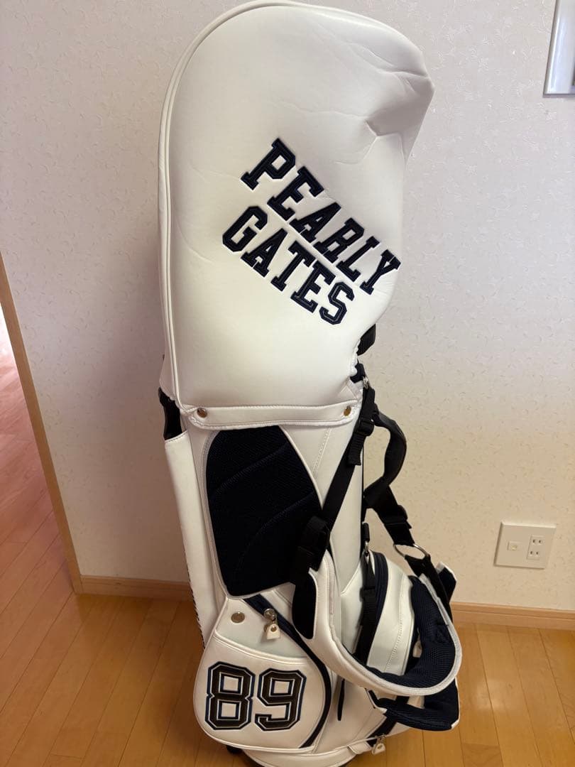パーリーゲイツ　PEARLY GATES キャディーバック　ホワイト　希少
