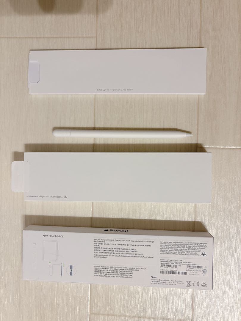 iPadアクセサリー Apple Pencil USB-C White