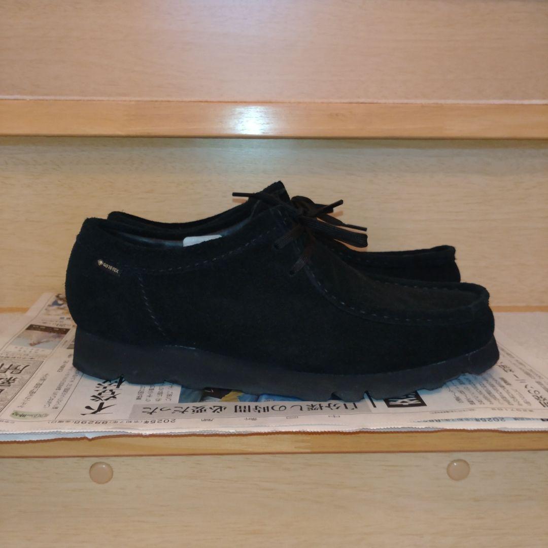 クラークス　ワラビー　GORE-TEX　ビブラムソール　スエード UK8 1/2