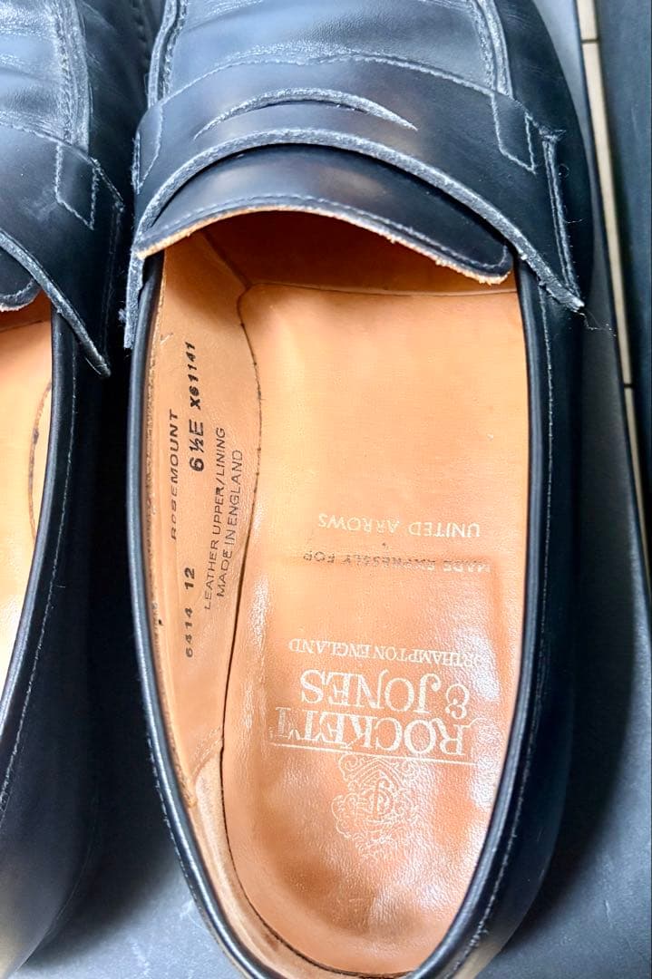 Crockett&Jones クロケット＆ジョーンズ ペニーローファー 6.5E