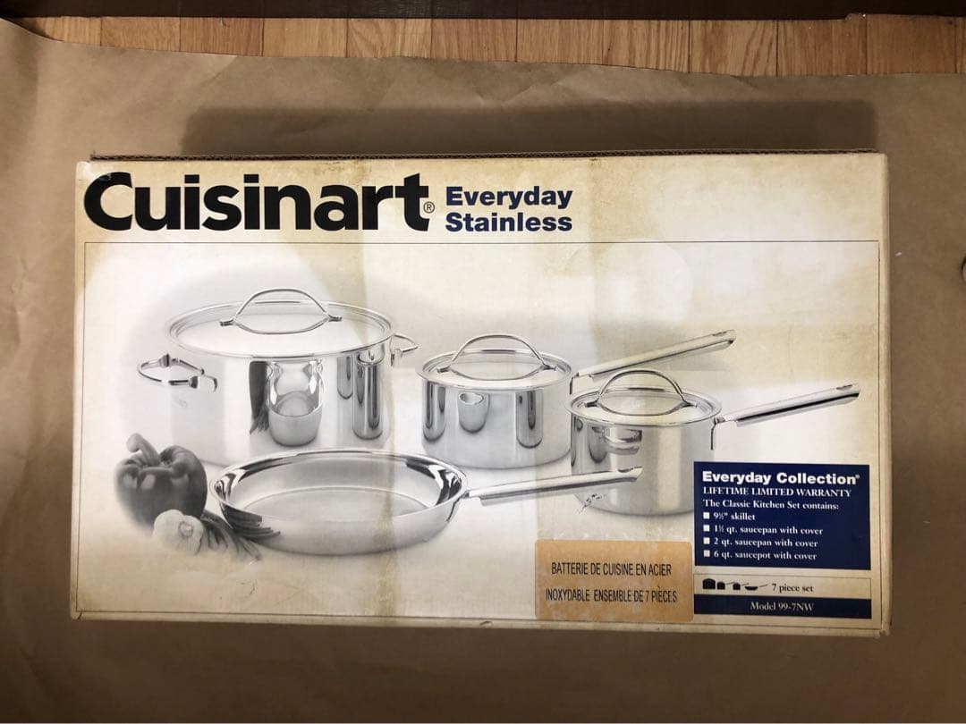 未使用　クイジナート Cuisinart 鍋　フライパン　7ピースセット