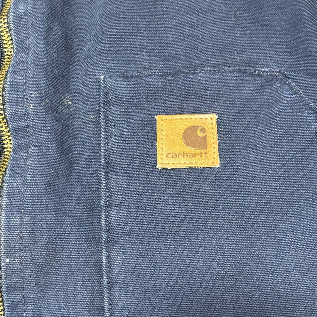 キ*る様 カーハート　ベスト　皮タグ　ミッドナイト　ネイビー　lサイズ