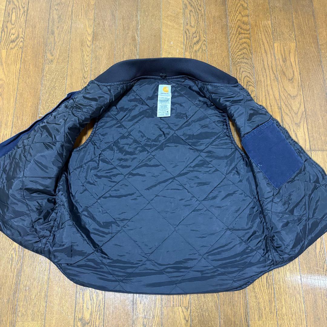 キ*る様 カーハート　ベスト　皮タグ　ミッドナイト　ネイビー　lサイズ