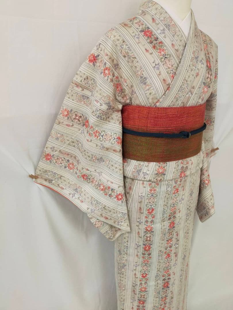 【お稽古普段着用に】★★新品未使用　正絹紬★★