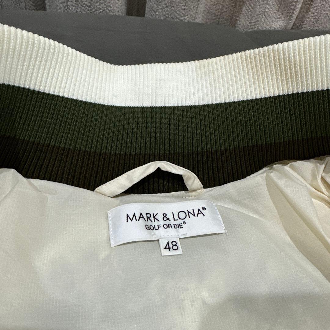 【MARK&LONA】ダウンジャケット カモフラージュジャケット　L