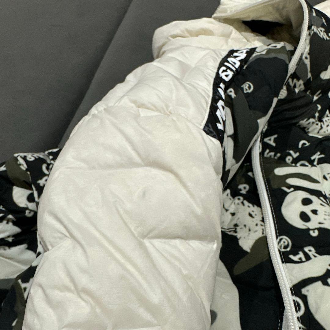 【MARK&LONA】ダウンジャケット カモフラージュジャケット　L