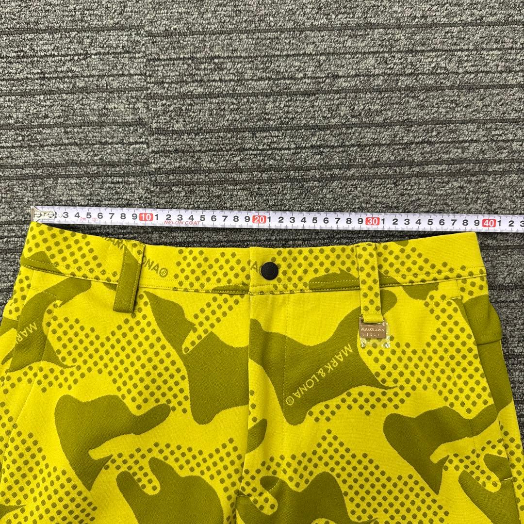 マークアンドロナ　ハーフパンツ　黄色