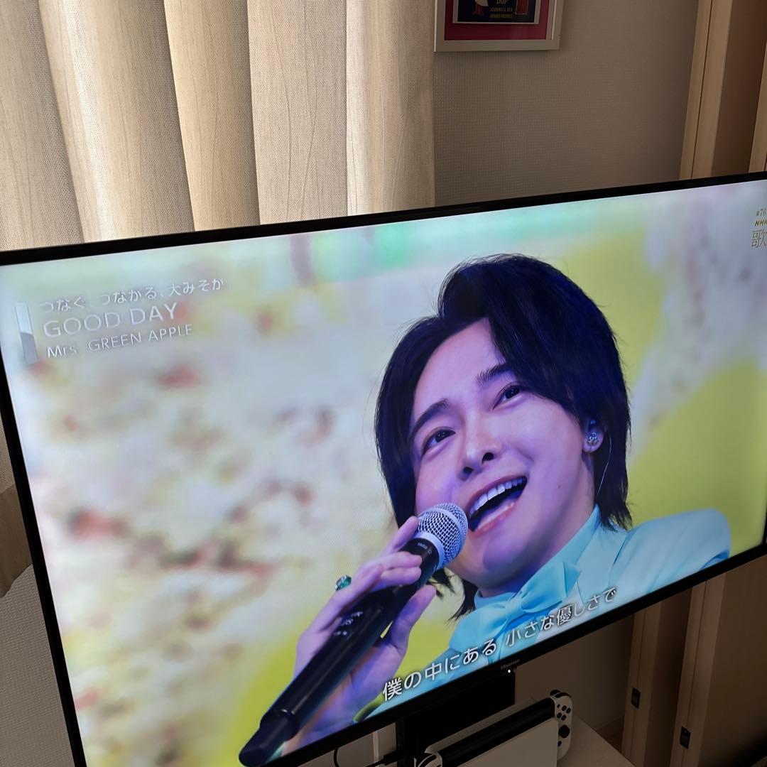 43E6G ハイセンス　4kテレビ　43インチ　（訳あり品）