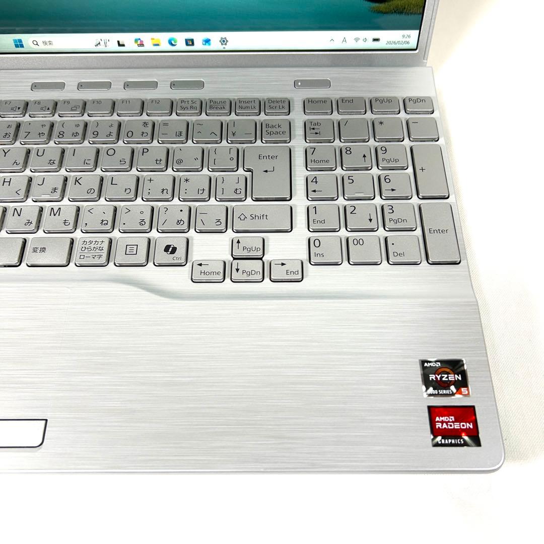 超美品 富士通LIFEBOOK AH450/JA バッテリー新品同等 DVD