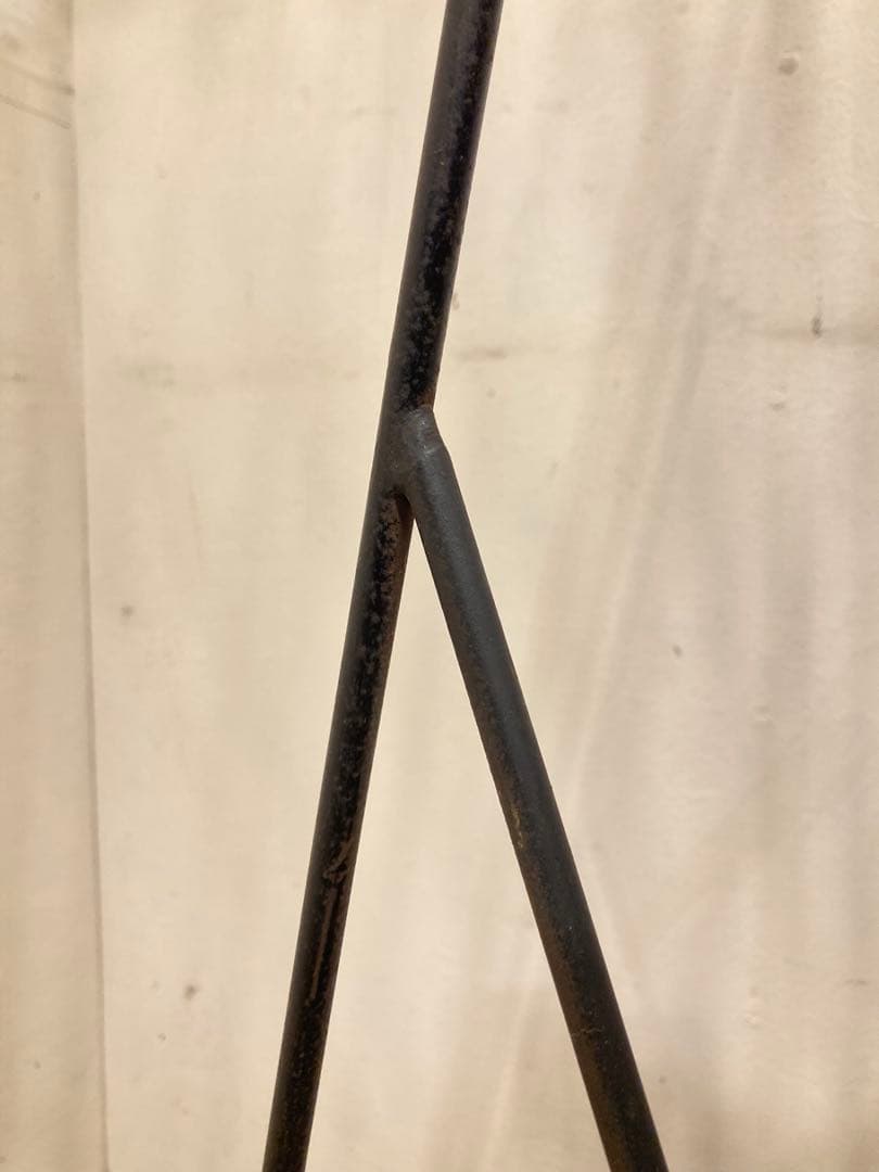 60'sヴィンテージ 鉄×真鍮 スチールコートハンガー フランスアンティーク