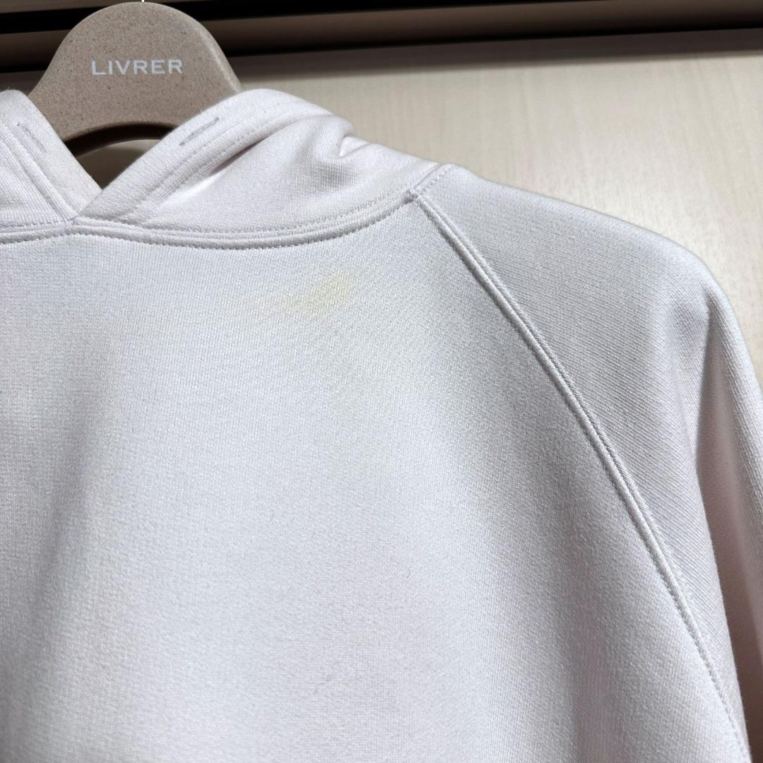 BALENCIAGA　パーカー　白　サイズ1　※汚れあり　HR0296