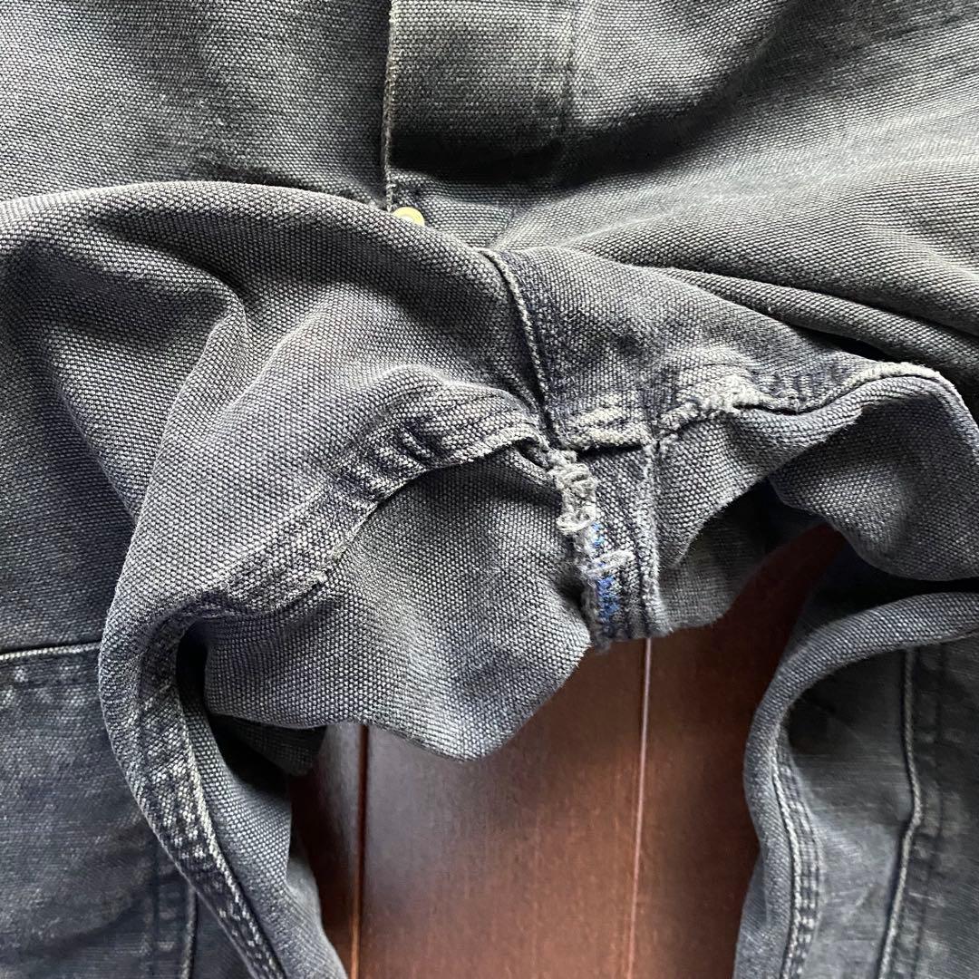 carhartt ブラックダックオーバーオール ダブルニー