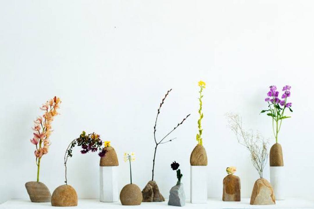 石 花器 一輪挿し Essential Store エッセンシャルストア