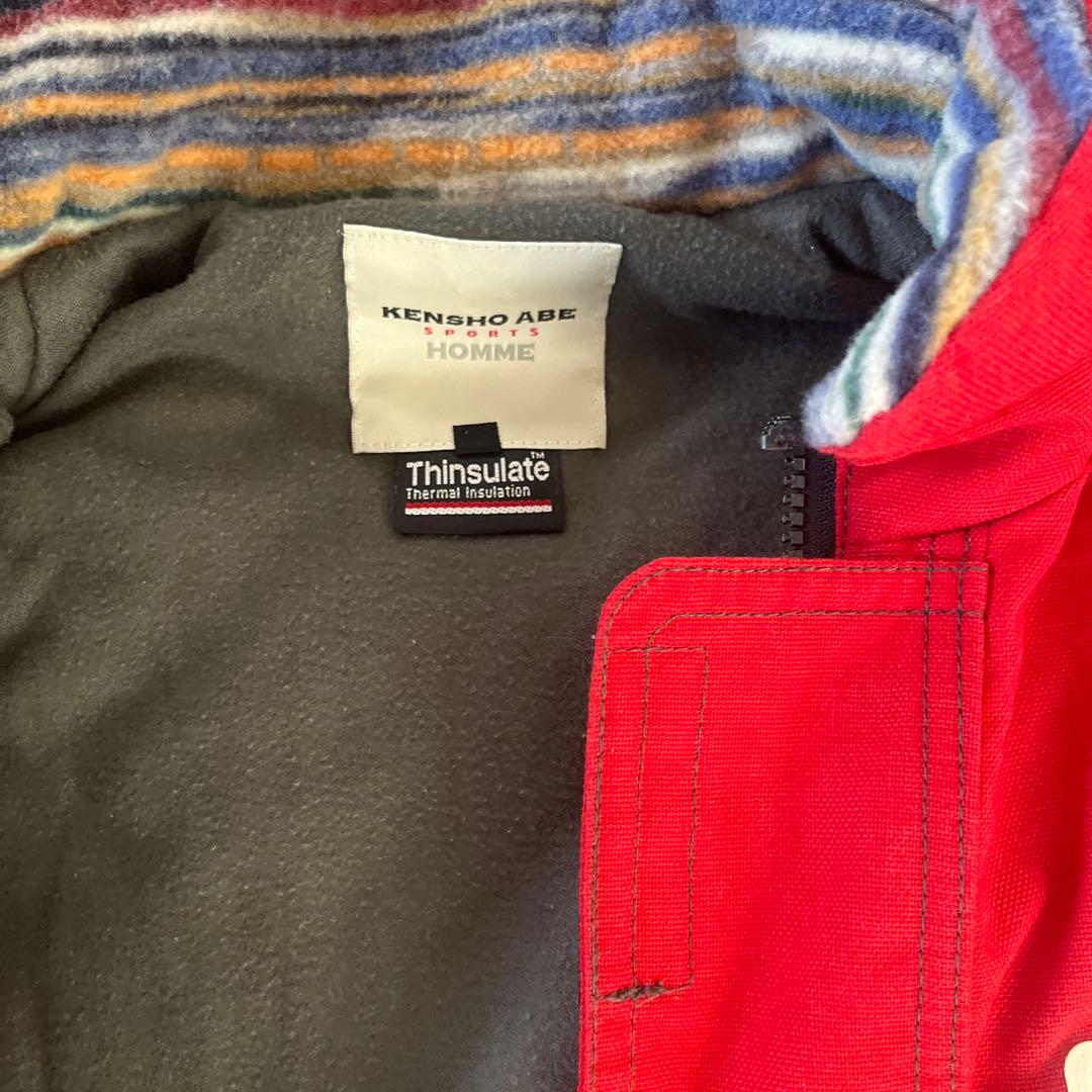 KENSHO ABE 赤 フード付き上下
