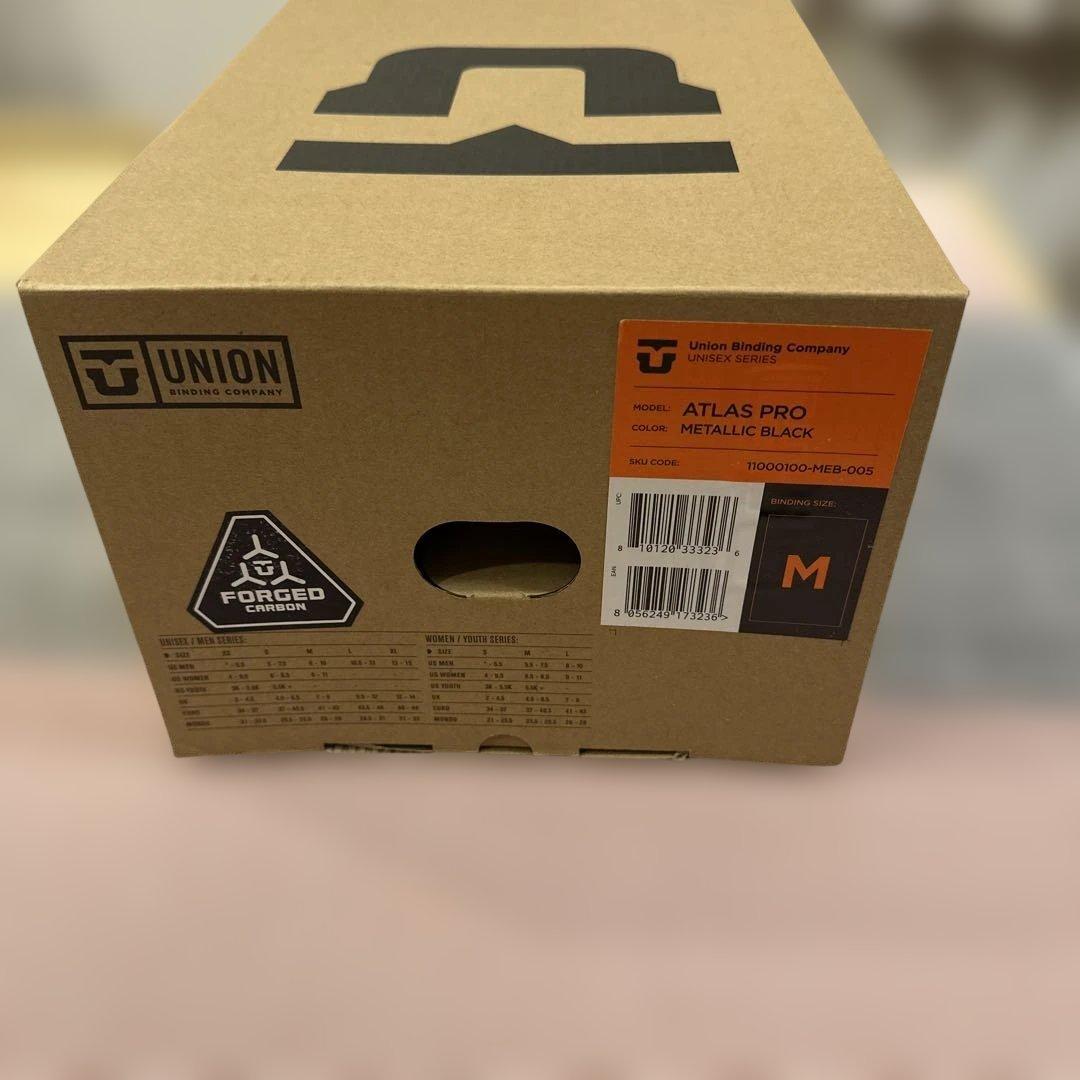 25-26 UNION ATLAS PRO Mサイズバインディング　美品 箱付き