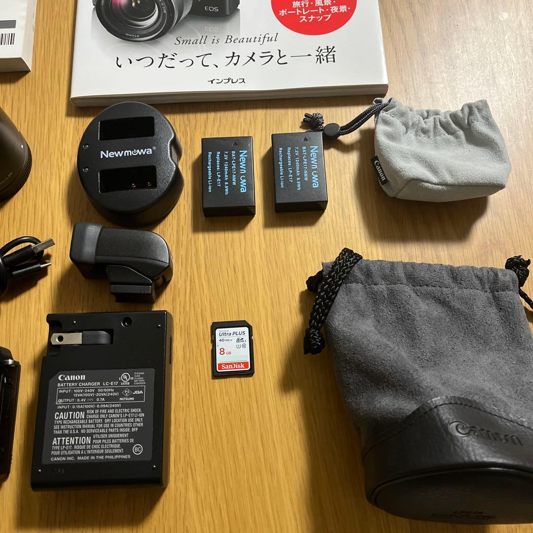 極美品 CANON キャノン M3 ダブルレンズ EVFキット ブラック