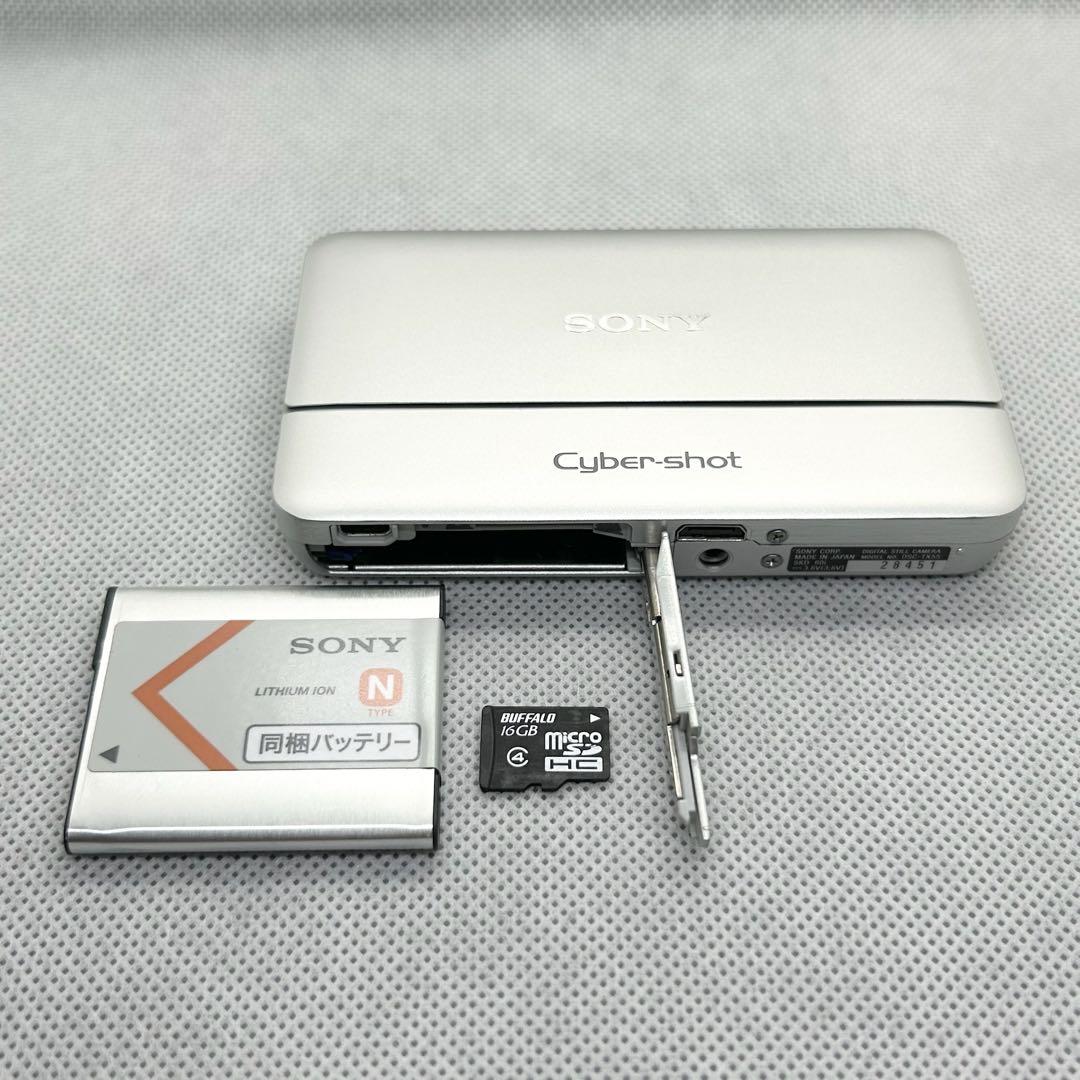 【極美品】SONY サイバーショット DSC-TX55 コンデジ ケース付き