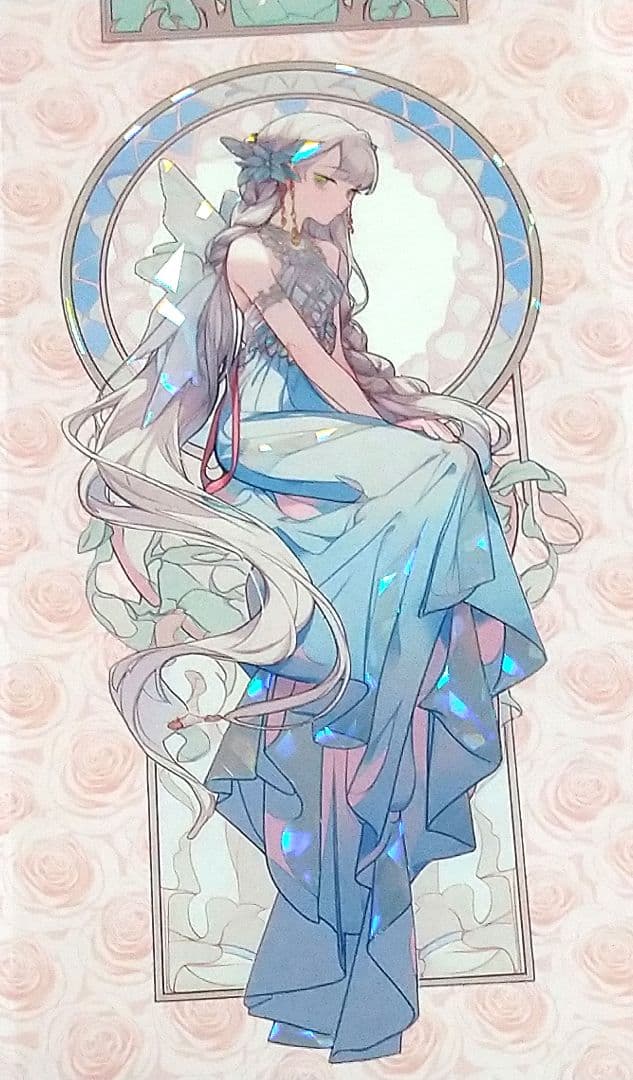 ラスト✩廃盤品✩J1050＃夕月幽境(贝壳光)切り売り海外人物女の子AIマステ