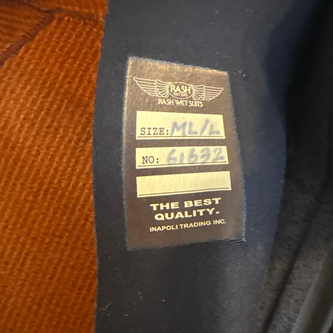 未使用 RASH 最高級素材 アスリートジャージ フルスーツ 6ミリ4ミリ 極寒