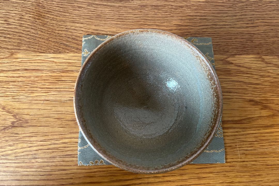 唐津茶碗（中里 重利作）共箱 【茶道用抹茶碗】