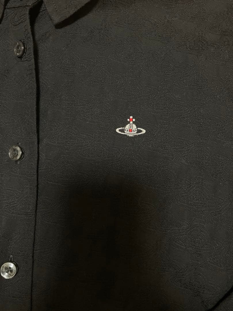 Vivienne Westwood モノグラムブラウス＋タイ付き