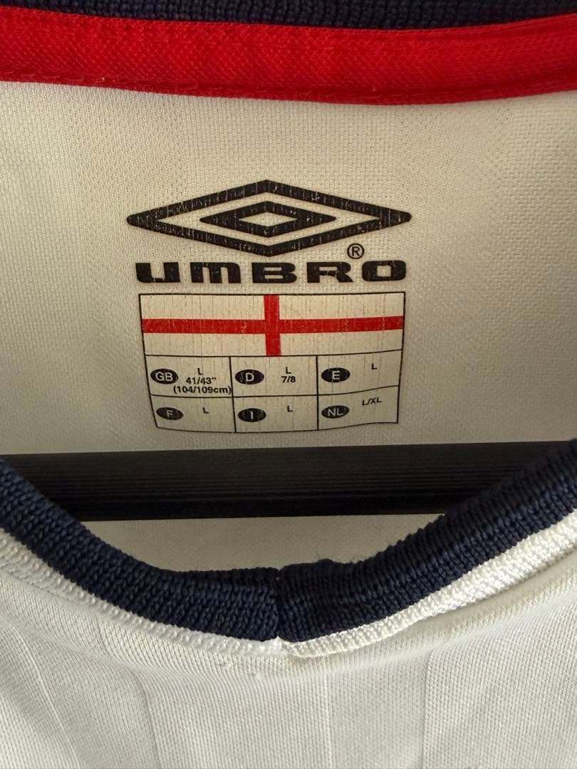 【正規品】イングランド代表　長袖　ユニフォーム 2001-2003