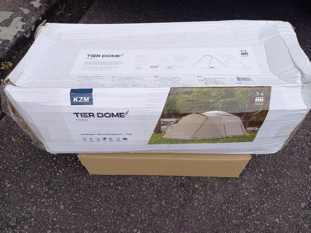 KZM TIER DOME GT テント 3-4人用 新品未使用未開封品