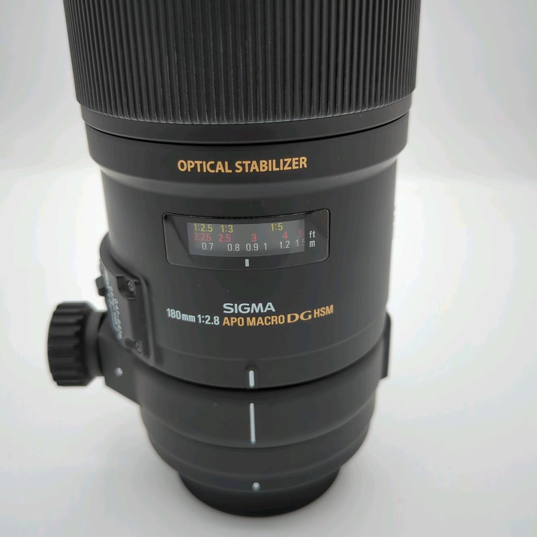 SIGMA 単焦点マクロレンズ APO MACRO 180mm F2.8 ニコン