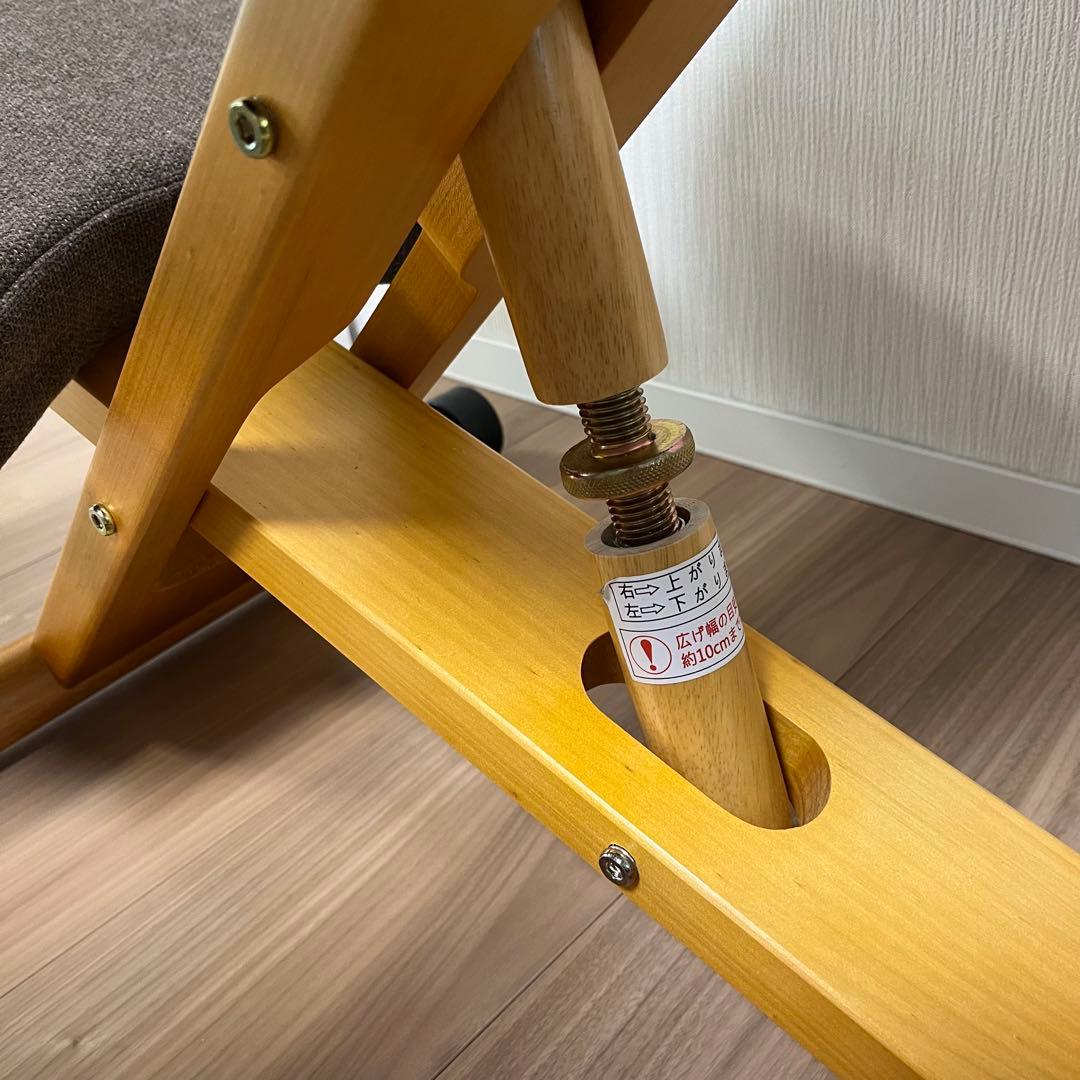 宮武製作所 プロポーションチェア キッズ　姿勢矯正 バランスチェア　ブラウン