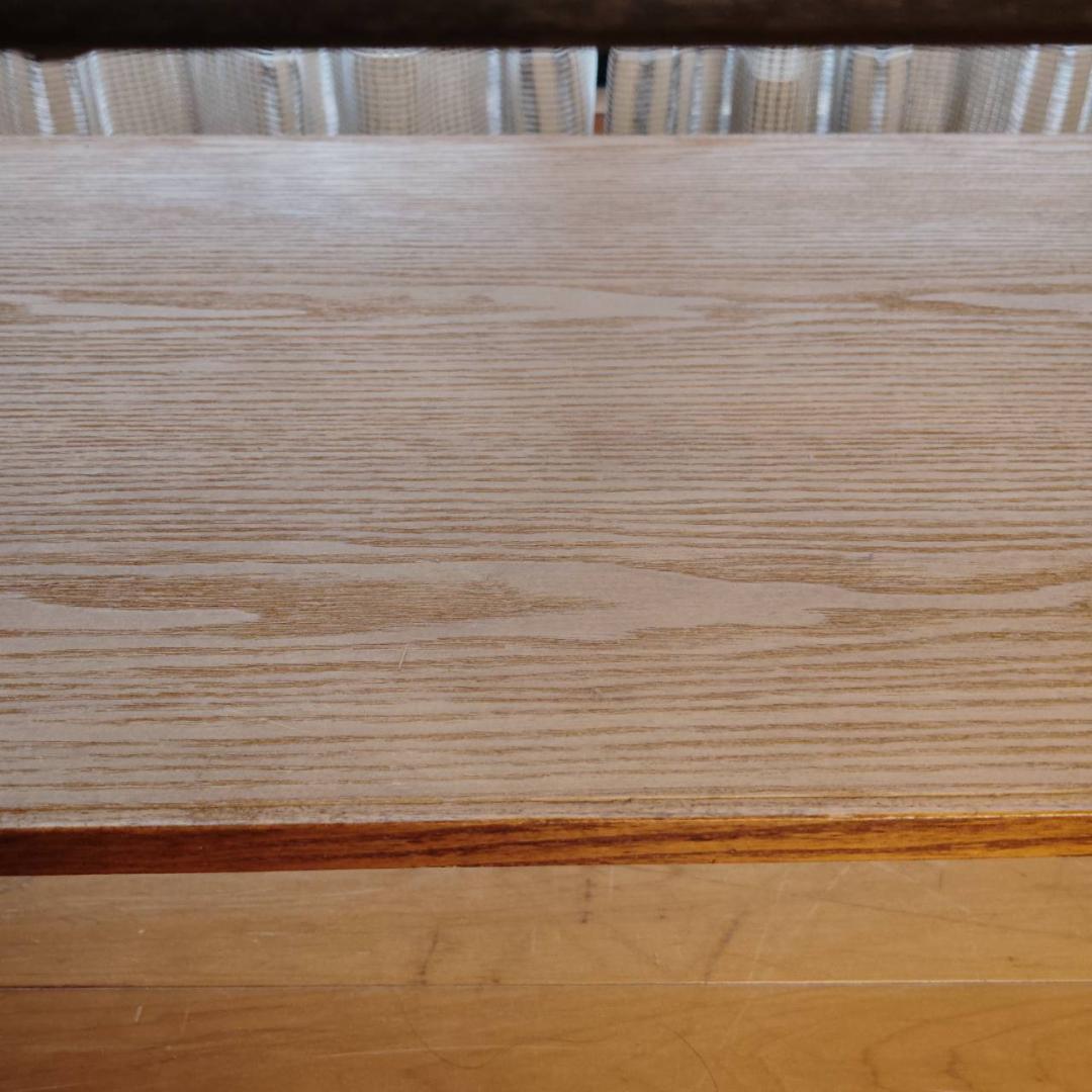 a.depeche(アデペシュ)ガラス 木製 センターテーブル ガラス天板