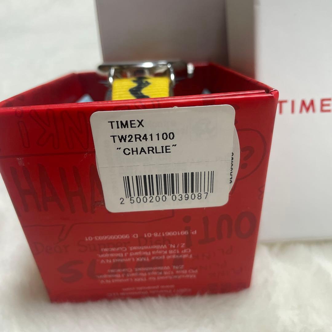 【即完売品】timex×スヌーピーコラボ　クォーツ時計　完品　チャーリーブラウン