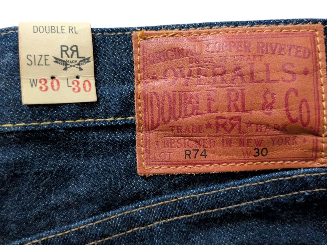 新品タグ付き RRL BEAMS別注 ダブルアールエル ビームス デニム