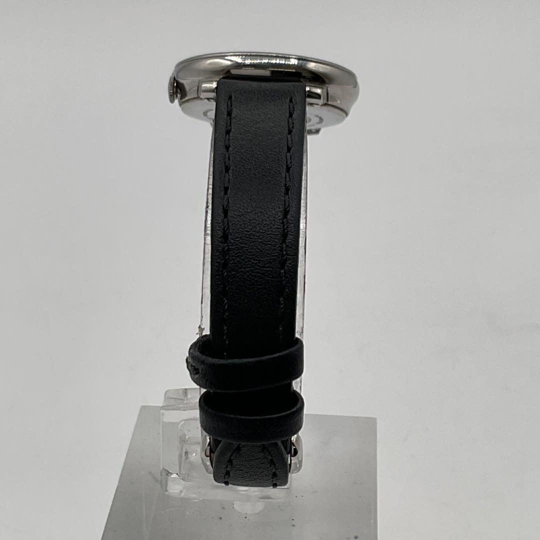 フェンディ QZ/SS 革ベルト 腕時計 シルバー ブラック 不動品