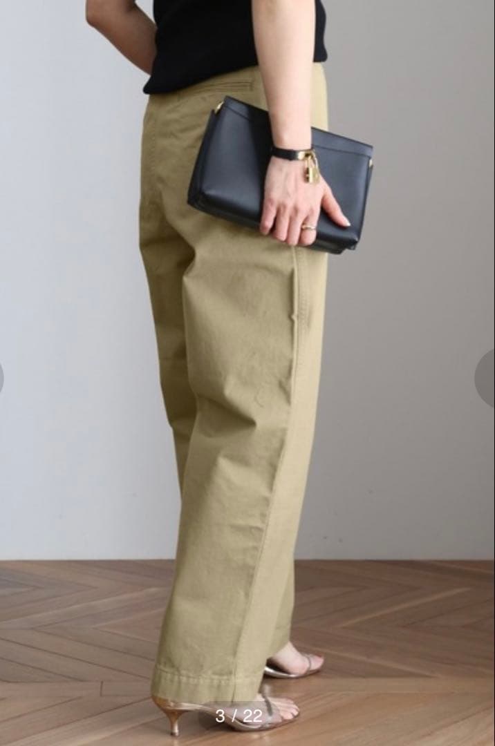 ドゥーズィエムクラス　ソーイング チョップ オールズCHINO パンツ