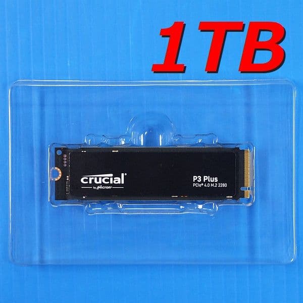 【SSD 1TB】Crucial P3 Plus バルク M.2 NVMe