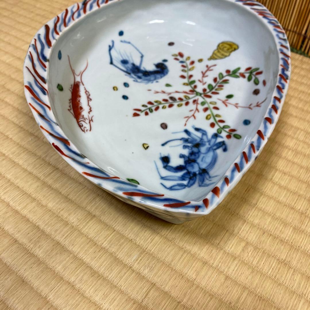 魯山人　鮑型写し