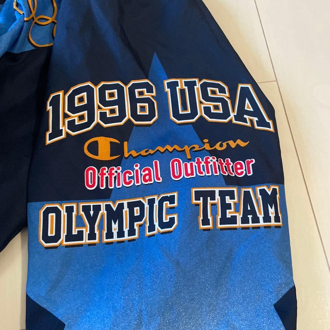 ヴィンテージ チャンピオン USA オリンピック ナイロンジャケット L1996