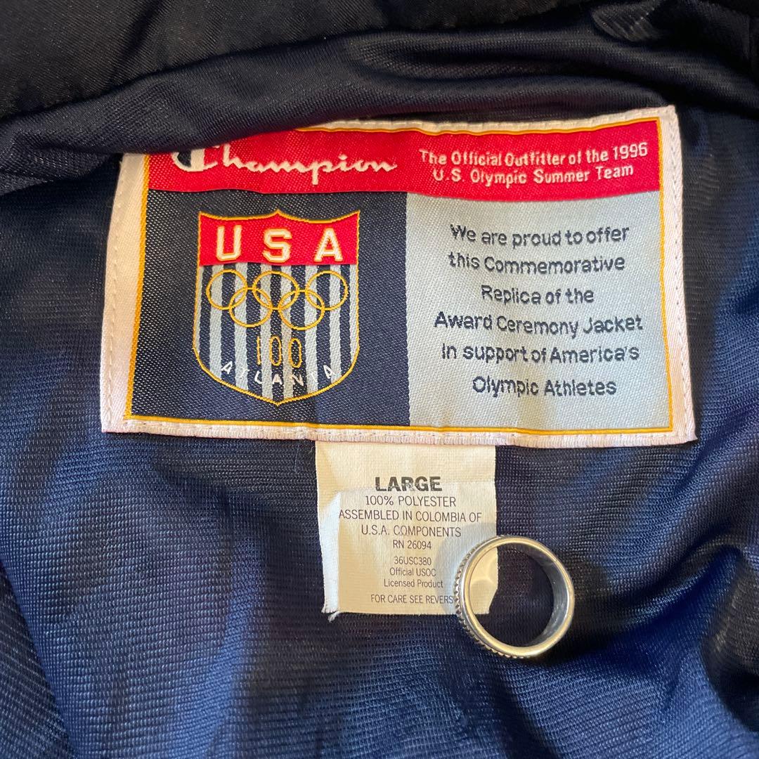 ヴィンテージ チャンピオン USA オリンピック ナイロンジャケット L1996