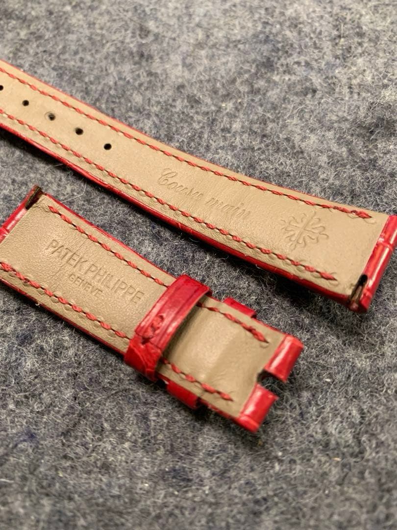 [USED]Patek Philippe 純正アリゲーターベルトDバックル用