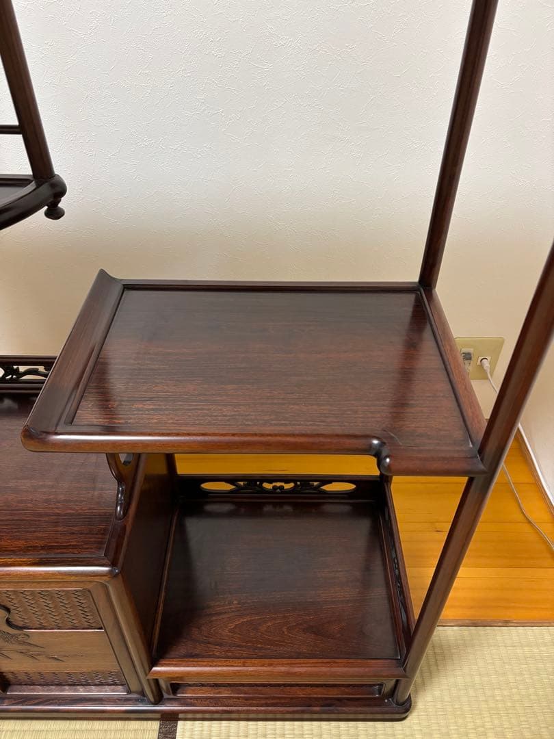 和風　箪笥　オープンシェルフ　アンティーク